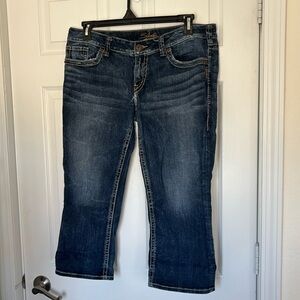 Silver Jeans Aiko crop jean